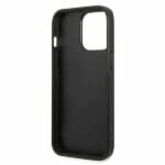 Karl Lagerfeld KLHCP13LMNMP1K Black Monogram Plaque Kryt iPhone 13 Pro