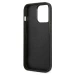 Karl Lagerfeld KLHCP13LPTLK Black Perforated Allover Kryt iPhone 13 Pro