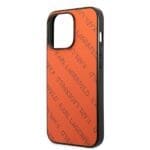 Karl Lagerfeld KLHCP13LPTLO Orange Perforated Allover Kryt iPhone 13 Pro