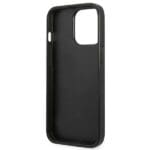 Karl Lagerfeld KLHCP13LSFMP2DG Silver Saffiano Plaque Kryt iPhone 13 Pro