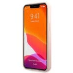 Karl Lagerfeld KLHCP13LSSKCI Hardcase Light Pink Silicone Karl & Choupette Kryt iPhone 13 Pro