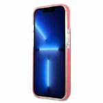 Karl Lagerfeld KLHCP13LTPECPI Fuschia Choupette Head Kryt iPhone 13 Pro