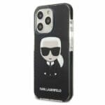 Karl Lagerfeld KLHCP13LTPEIKK Black Iconik Karl Kryt iPhone 13 Pro