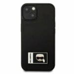 Karl Lagerfeld KLHCP13M3DKPK Black Ikonik Patch Kryt iPhone 13