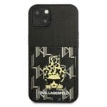 Karl Lagerfeld KLHCP13MCANCNK Black Karlimals Cardslot Kryt iPhone 13