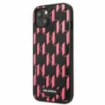 Karl Lagerfeld KLHCP13SMNMP1P Pink Monogram Plaque Kryt iPhone 13 Mini