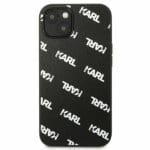 Karl Lagerfeld KLHCP13SPULMBK3 Black Allover Kryt iPhone 13 Mini