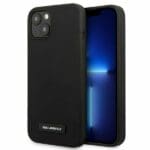 Karl Lagerfeld KLHCP13SSLMP1K Black Silicone Plaque Kryt iPhone 13 Mini