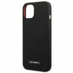 Karl Lagerfeld KLHCP13SSLMP1K Black Silicone Plaque Kryt iPhone 13 Mini