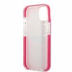 Karl Lagerfeld KLHCP13STPECPI Fuschia Choupette Head Kryt iPhone 13 Mini