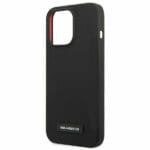 Karl Lagerfeld KLHCP13XSLMP1K Black Silicone Plaque Kryt iPhone 13 Pro Max