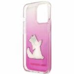 Karl Lagerfeld KLHCP14LCFNRCPI Pink Choupette Fun Kryt iPhone 14 Pro