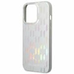 Karl Lagerfeld KLHCP14LLGMMSV3 Silver Monogram Iridescent Kryt iPhone 14 Pro