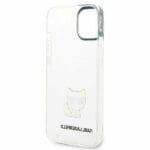 Karl Lagerfeld KLHCP14MCTTR Transparent Choupette Body Kryt iPhone 14 Plus