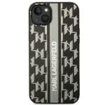 Karl Lagerfeld KLHCP14MPGKLSKG Grey Monogram Stripe Kryt iPhone 14 Plus