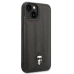 Karl Lagerfeld KLHCP14MPSQPK Black Puffy Ikonik Pin Kryt iPhone 14 Plus