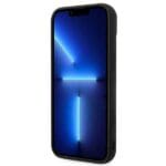 Karl Lagerfeld KLHCP14MPSQPK Black Puffy Ikonik Pin Kryt iPhone 14 Plus