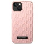 Karl Lagerfeld KLHCP14MRUPKLPP Pink 3D Monogram Kryt iPhone 14 Plus