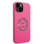 Karl Lagerfeld KLHCP14SSRSGRCF Pink Silicone RSG Kryt iPhone 14