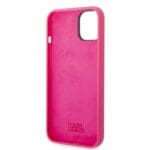 Karl Lagerfeld KLHCP14SSRSGRCF Pink Silicone RSG Kryt iPhone 14