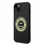 Karl Lagerfeld KLHCP14SSRSGRCK Black Silicone RSG Kryt iPhone 14
