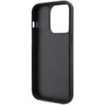 Karl Lagerfeld KLHCP14X3DRKINK Black Hardcase Rubber Ikonik 3D Kryt iPhone 14 Pro Max
