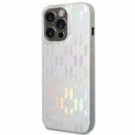 Karl Lagerfeld KLHCP14XLGMMSV3 Silver Monogram Iridescent Kryt iPhone 14 Pro Max