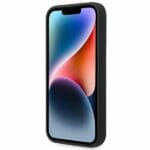 Karl Lagerfeld KLHCP14XSLKHBK Black Silicone Karl`s Head Kryt iPhone 14 Pro Max