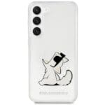 Karl Lagerfeld KLHCS23MCFNRC Transparent Choupette Fun Kryt Samsung S23 Plus