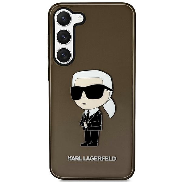 Karl Lagerfeld KLHCS23MHNIKTCK Black Ikonik Karl Lagerfeld Kryt Samsung S23 Plus