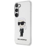 Karl Lagerfeld KLHCS23SHNIKTCT Transparent Ikonik Karl Lagerfeld Kryt Samsung S23