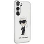 Karl Lagerfeld KLHCS23SHNIKTCT Transparent Ikonik Karl Lagerfeld Kryt Samsung S23