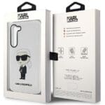 Karl Lagerfeld KLHCS23SHNIKTCT Transparent Ikonik Karl Lagerfeld Kryt Samsung S23