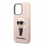 Karl Lagerfeld KLHMP14LSNIKBCP Pink Silicone NFT Ikonik Magsafe Kryt iPhone 14 Pro