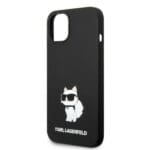 Karl Lagerfeld KLHMP14MSNCHBCK Black Silicone Choupette MagSafe Kryt iPhone 14 Plus