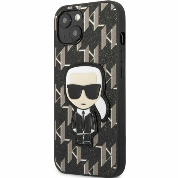 Karl Lagerfeld Monogram Ikonik Black Kryt iPhone 13 Mini