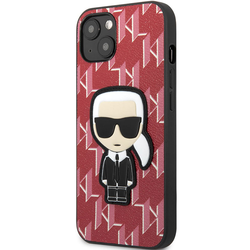 Karl Lagerfeld Monogram Ikonik Red Kryt iPhone 13 Mini