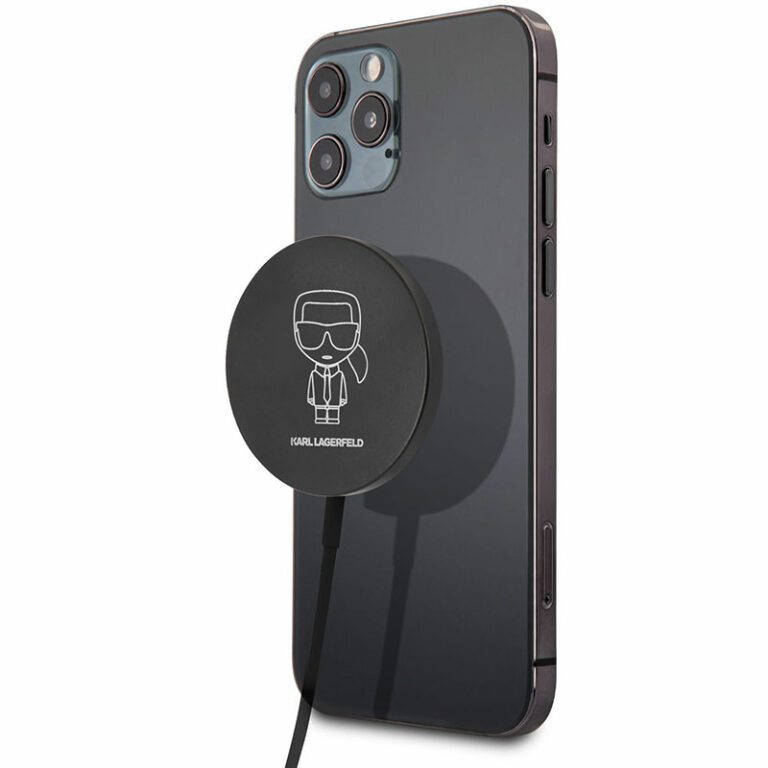 Karl Lagerfeld Outline 15W Wireless Charger Magnetic Black