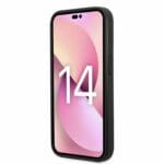 Karl Lagerfeld PU Saffiano Choupette Head Black Kryt iPhone 14 Pro
