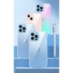 Kingxbar Elegant Back Transparent Glitter Kryt iPhone 13
