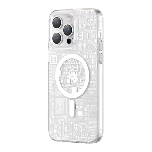 Kingxbar PQY Geek Magnetic MagSafe Silver Kryt iPhone 14 Plus