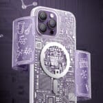 Kingxbar PQY Geek Magnetic MagSafe Silver Kryt iPhone 14 Plus