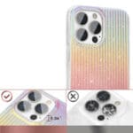 Kingxbar Travel Luxurious Elegant Orange Sunset Kryt iPhone 13 Pro