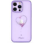 Kingxbar Wish Decorated Crystals Purple Kryt iPhone 14 Plus
