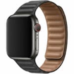 Koženkový Link Řemínek Apple Watch SE/11/10/9/8/7/6/5/4/3/Ultra 1/2/3 (44/45/46/49mm) Black