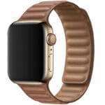 Koženkový Link Řemínek Apple Watch SE/11/10/9/8/7/6/5/4/3/Ultra 1/2/3 (44/45/46/49mm) Brown