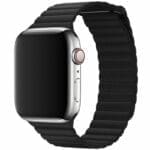 Koženkový Loop Řemínek Apple Watch SE/11/10/9/8/7/6/5/4/3 (42/41/40/38mm) Black