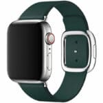 Koženkový Magnetic Closure Řemínek Apple Watch SE/11/10/9/8/7/6/5/4/3 (42/41/40/38mm) Green