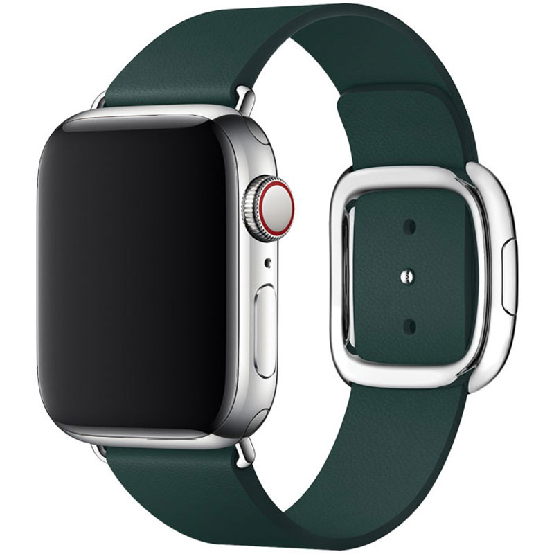 Koženkový Magnetic Closure Náramek Apple Watch 41/40/38mm Green