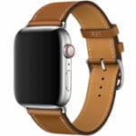 Koženkový Řemínek Apple Watch SE/11/10/9/8/7/6/5/4/3/Ultra 1/2/3 (44/45/46/49mm) Brown